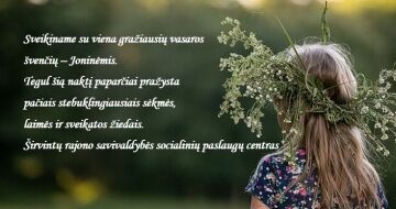 Sveikiname su Joninėmis