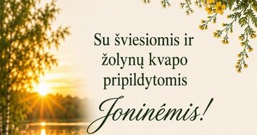 Sveikiname su Joninėmis!